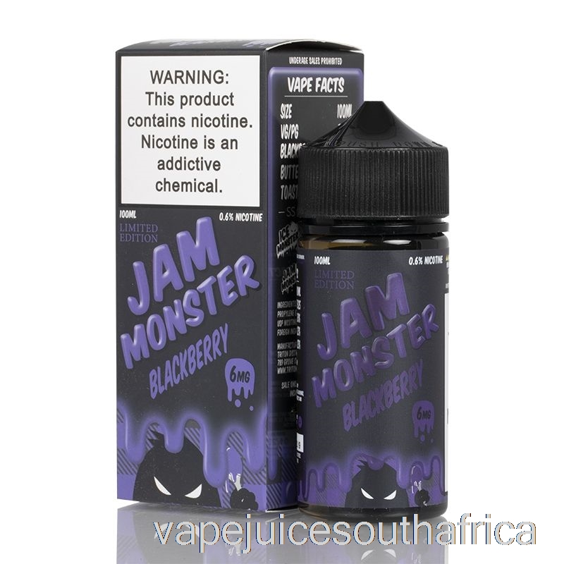 Vape Juice South Africa Blackberry - Jam Monster - 100Ml 0Mg
